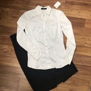 The Limited Essential Shirt White Button Down